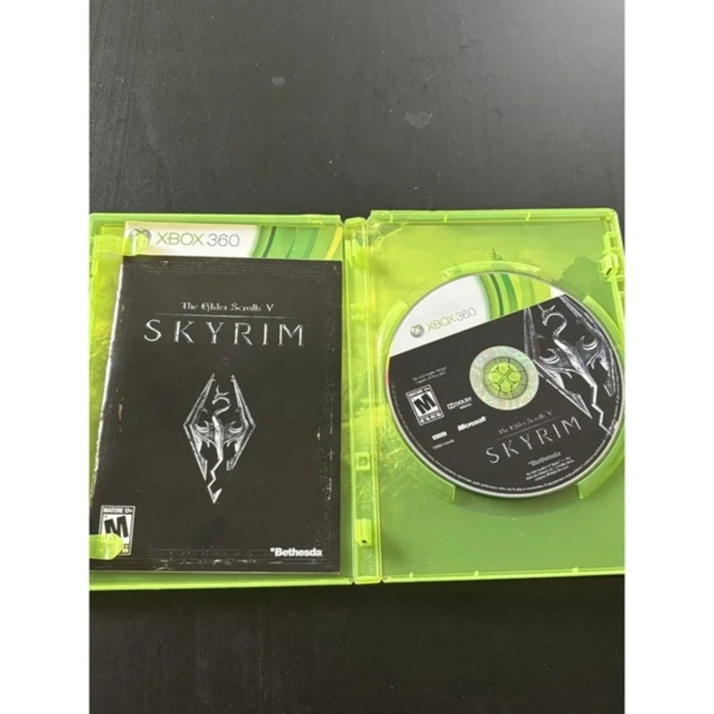 The Elder‎ Scrolls V: Skyrim (Microsoft Xbox 360, 2011) Tested and Working